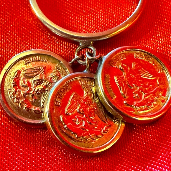 WOW POSHMARK - 14K Gold Three Coins Charm Ring - Picture 10 of 16